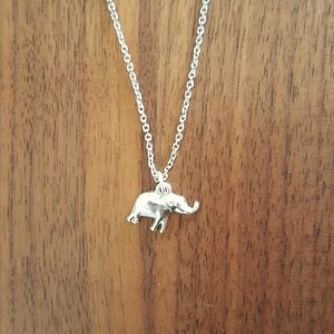 4 for $25 - Elephant charm necklace